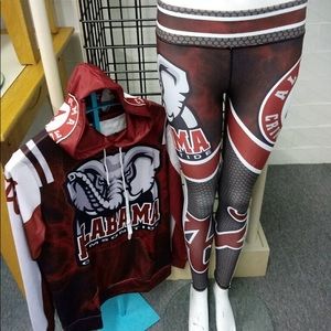 Alabama Crimson Tide Unisex Hoodie and Leggings